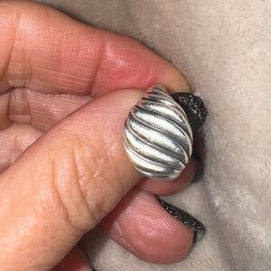 Yurman silver pinky ring